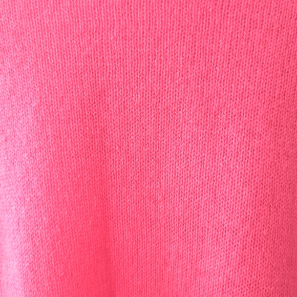 CLAUDIA NICHOLE Cashmere Barbie Pink Open Front Cardigan - Picture 9 of 13